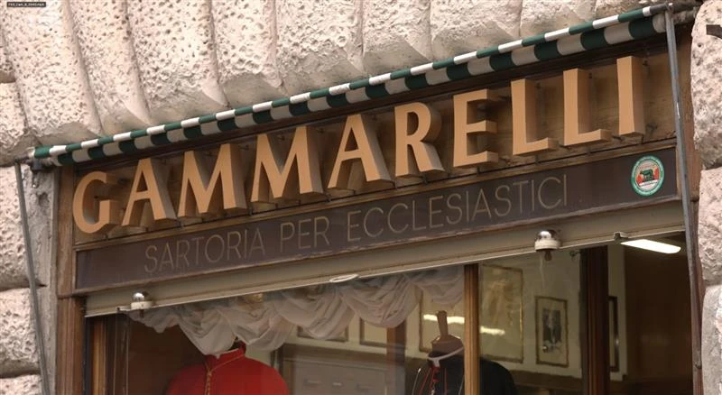 Rome’s famous tailor prepares for the Catholic Church’s new cardinals