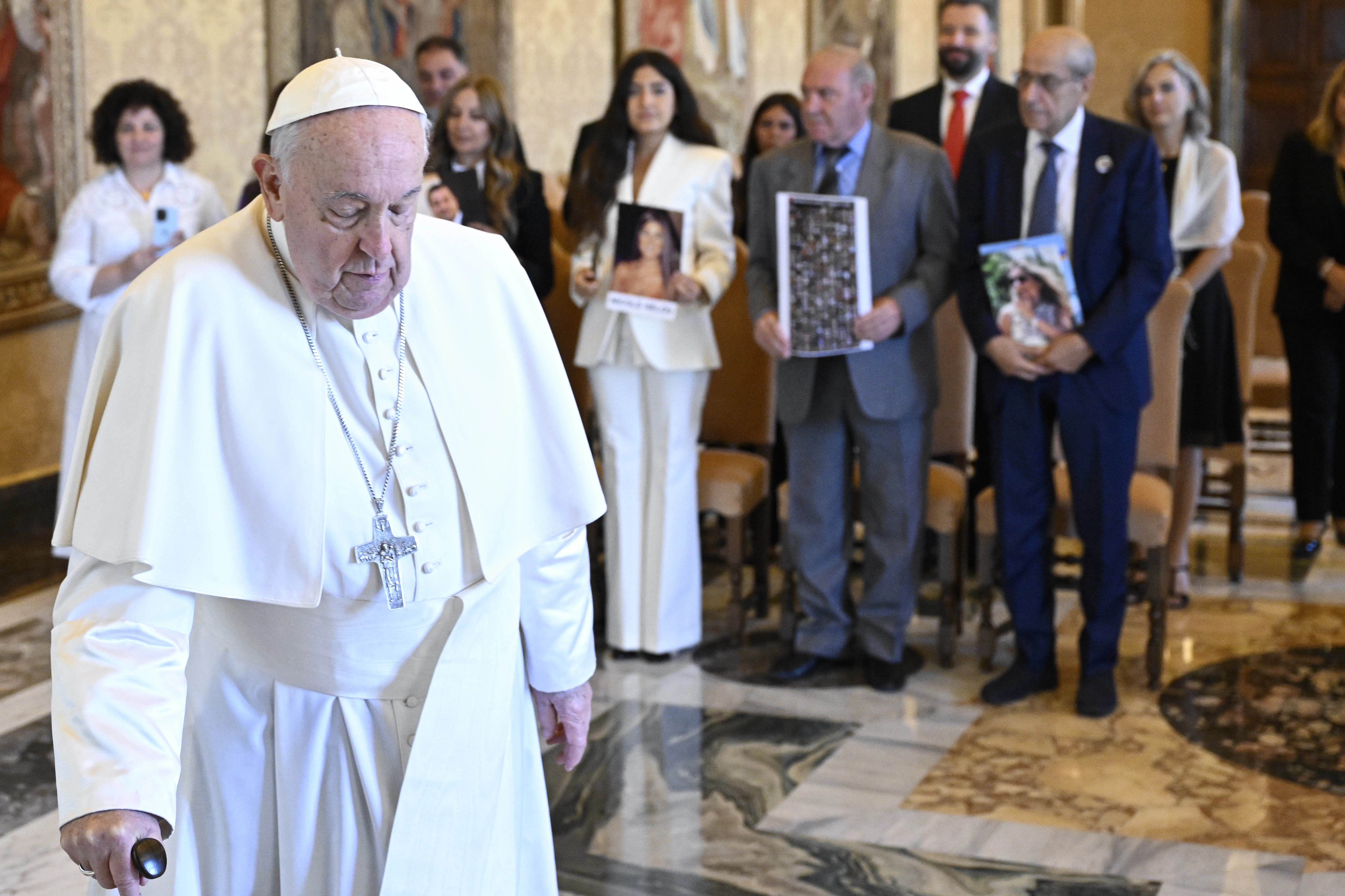 Pope Francis meets with families of 2020 Beirut blast victims