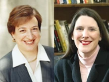 Supreme Court nominee Elena Kagan and Dr. Charmaine Yoest.