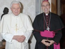 Pope Benedict XVI and Archbishop Velasio De Paolis.