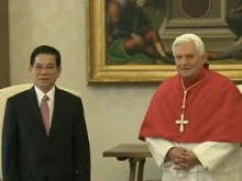 Pope Benedict meets with President Nguyen Minh Triet