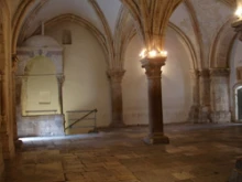 The room where, according to Tradition, Jesus held the Last Supper with his apostles.