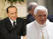 Prime Minister of Italy, Silvio Berlusconi /Pope Benedict XVI 