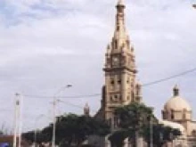 The Lord of Luren Church before it was destroyed in the recent earthquake