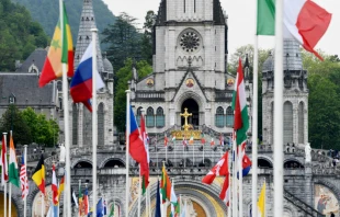 The Sanctuary of Our Lady of Lourdes ahead of the International Military Pilgrimage, May 2019.   Knights of Columbus