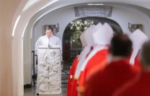 U.S. bishops from New England at Mass in St. Peter's Basilica Nov. 7, 2019.   Daniel Ibanez/CNA.