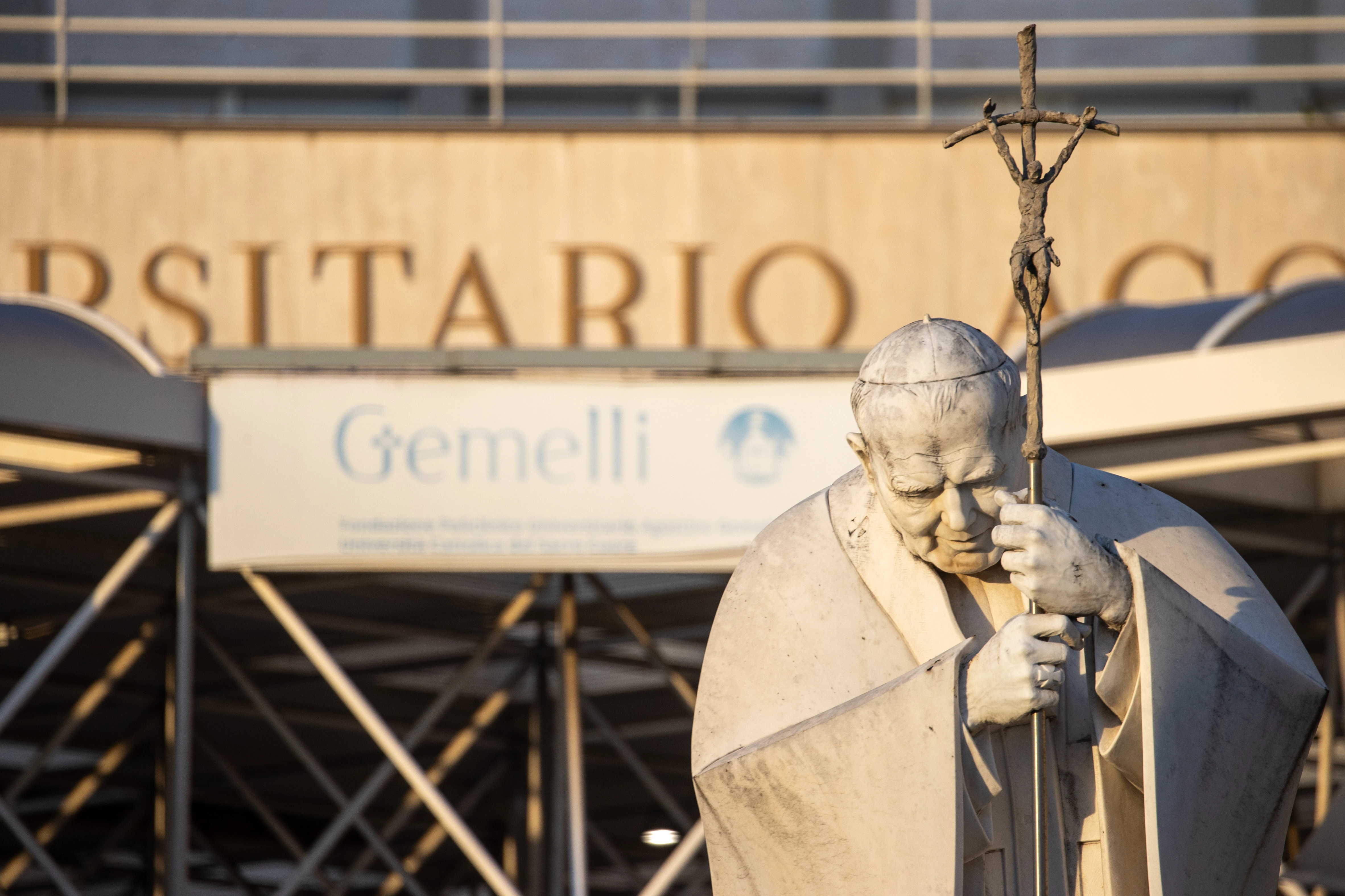 From his Rome hospital room, Pope Francis calls for peace in Ukraine