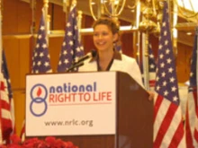 Elisabeth Trisler speaks at the 2009 National Right to Life Oratory contest.