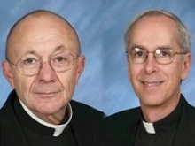 Bishops-elect J. Douglas Deshotal and Mark J. Seitz. 