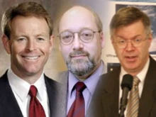 Tony Perkins, Richard Doerflinger and Douglas Johnson.