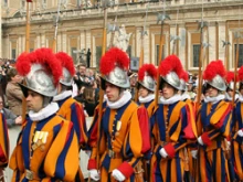 Members of the Vatican Swiss Guard.