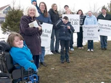 Members of 40 Days for Life Indianapolis. 