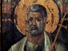 An icon of St. Peter originally found in St. Catherine's Monastery in Siani, Egypt.