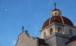 The exterior of the new Blessed Stanley Rother Shrine in Oklahoma City.