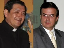 Father Hugo Valdemar / Mayor Marcelo Ebrard