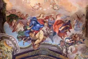 Assumption of the Virgin Mary fresco painting in San Petronio Basilica in Bologna Italy Credit Zvonimir Atletic Shutterstock CNA