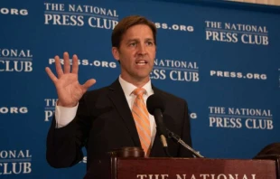 Senator Ben Sasse, who introduced the resolution in the Senate, pictured at the National Press Club, Oct. 2018.   Albert H. Teich / Shutterstock