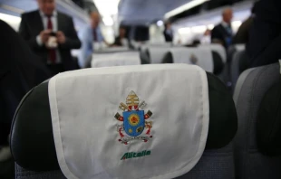 July 5, 2015. Papal flight from Rome, Italy to Quito, Ecuador on July 5, 2015 - Alan Holdren / CNA 