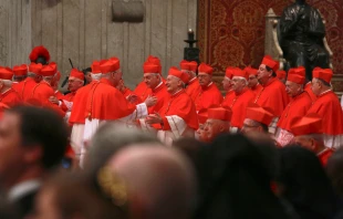 Vatican City - November 19, 2016: Pope Francis elevates 17 new cardinals during the November 19, 2016 consistory in St. Peter's Basilica -   Daniel Ibanez / ACI Group