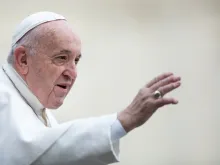 Pope Francis in St. Peter's Square, February 2020. 