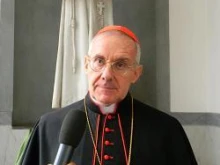 Cardinal Jean-Louis Tauran speaks with CNA on March 4