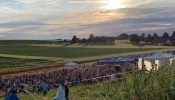 Adoration of the Blessed Sacrament along route of Chartres pilgrimage June 9, 2019.