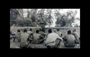 Father Capodanno with fellow Marines in Vietnam null