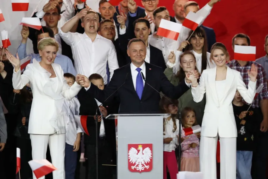 Polish President Duda Visits Marian Shrine After Narrow Election Win