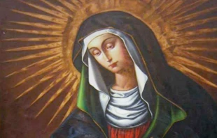 Icon of Mary Mother of Mercy. public domain 