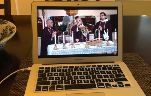 Daily Mass live streamed on EWTN for Monday 16 March, 2020.   CNA