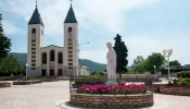 The Church of St. James in Medjugorje, Bosnia and Herzegovina.