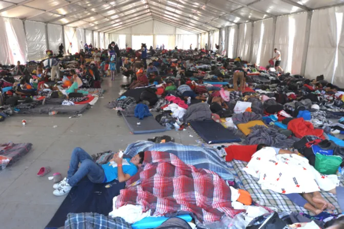 Mexico City shelter for migrant caravan November 2018 Credit Jose Carrera  Shutterstock