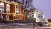 The Missouri Supreme Court building in Jefferson City.