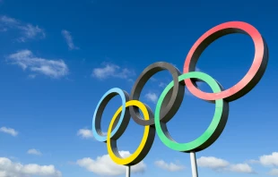 Olympic rings.   lazyllama/Shutterstock