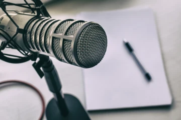 Podcast microphone Credit Radioshoot  Shutterstock