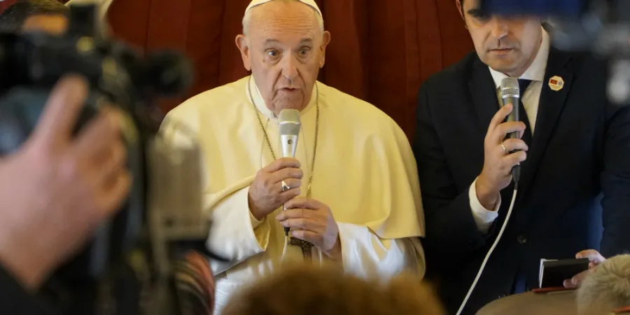 Full Text Of Pope Francis In Flight Press Conference From Rabat Catholic News Agency 