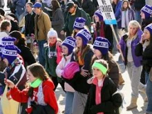 Young pro-lifers march in the 2009 March for Life