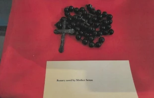 Rosary used by Mother Seton   Credit: National Shrine of St. Elizabeth Ann Seton 