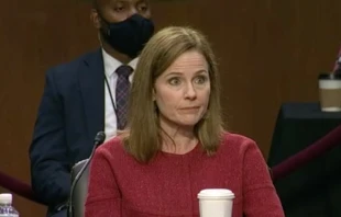 Judge Amy Coney Barrett before the Senate Judiciary Committee, Oct. 12, 2020.   C-SPAN