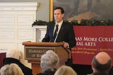 Senator Rick Santorum CNA US Catholic News 12 13 10