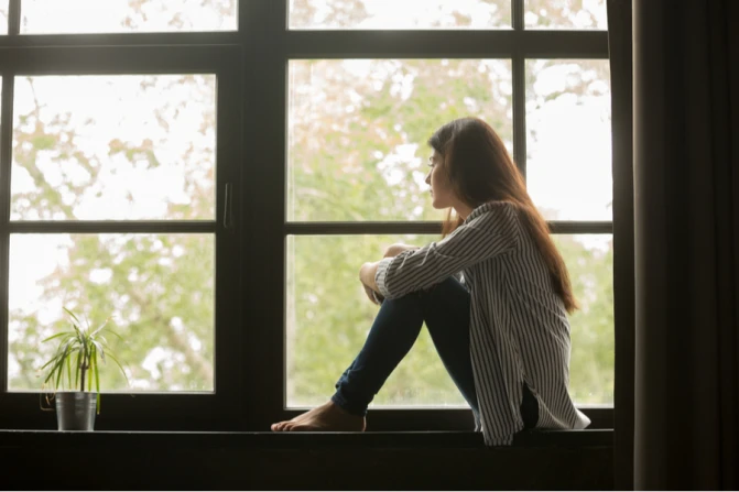 Thoughtful pensive girl Credit fizkes  Shutterstock 