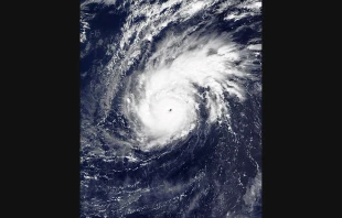 Typhoon Goni, Oct. 30, 2020.   NASA (public domain).