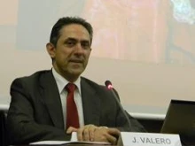 Jack Valero, spokesman for the Beatification of Cardinal Newman, at a Thursday seminar at the Pontifical University of the Holy Cross