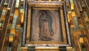 The image of Our Lady of Guadalupe in Mexico City, Mexico.