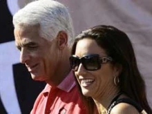 Gov. Charlie Crist with his fiancee