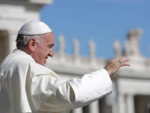 Pope Francis at the general audience in St. Peter’s Square on October 12, 2016.