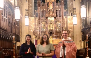 The confirmation of Ellen Rogers at St. Vincent Ferrer Church in New York City. Courtesy photo. 