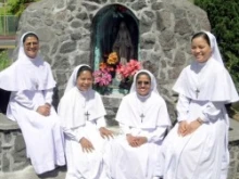 The new sisters in Hilo, from left, Sister Lisa Chettri, Sister Lusika Sangma, Sister Marykutty Kottuppallil and Sister Ruth Zonunthari.  Photo 