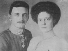 Emperor Karl von Hapsburg with his wife Zita