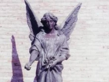 The statue of the Angel of the Roses